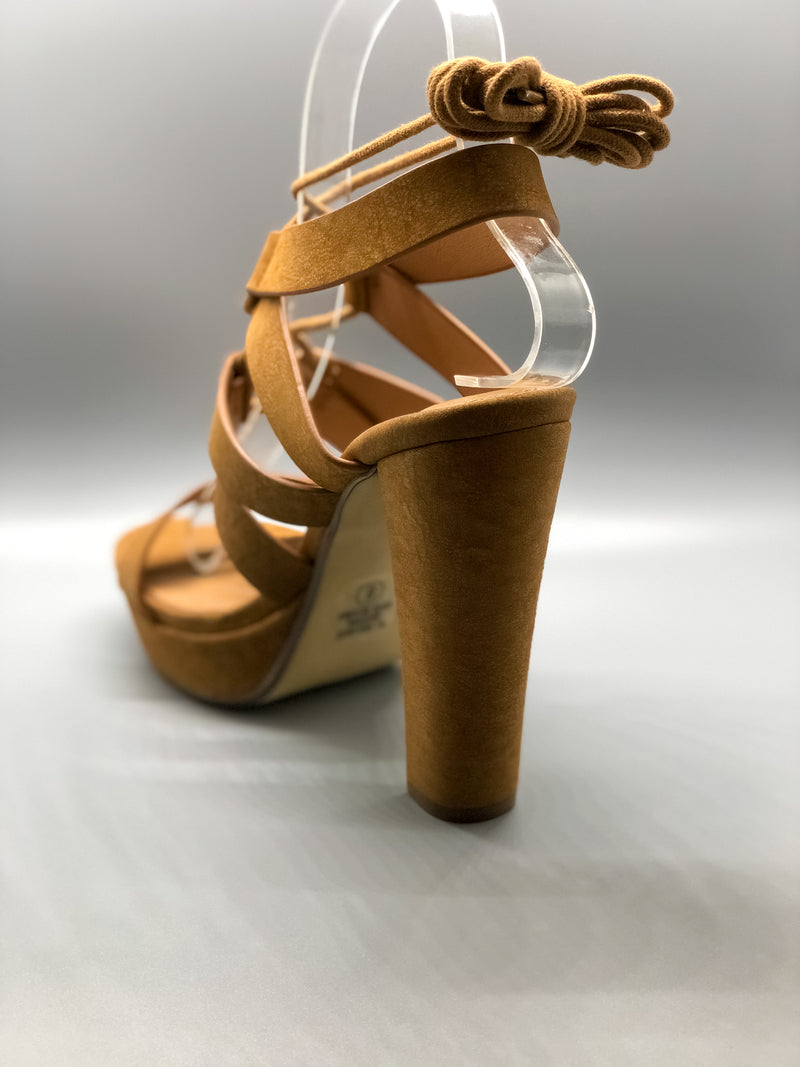 Buy N.N.G Women Heels Sandals Woven Chunky Heels Braided Nude Square Toes  Leather Comfortable Strappy Dress Casual Pumps Mules Sandals, 2'' Heels  Nude, 6.5 at Amazon.in